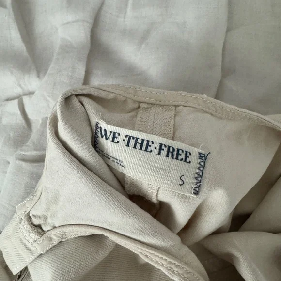 Free People We The Free High Roller Overalls Jumpsuit Baggy Lagenlook - Picture 7 of 8